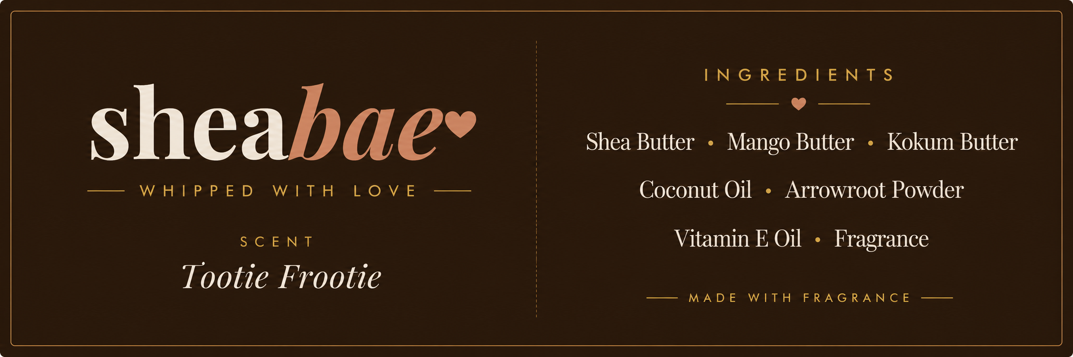 Shea Bae label detail